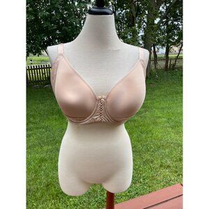 Parfait Lace-Up Beige Underwire Bra 38DD